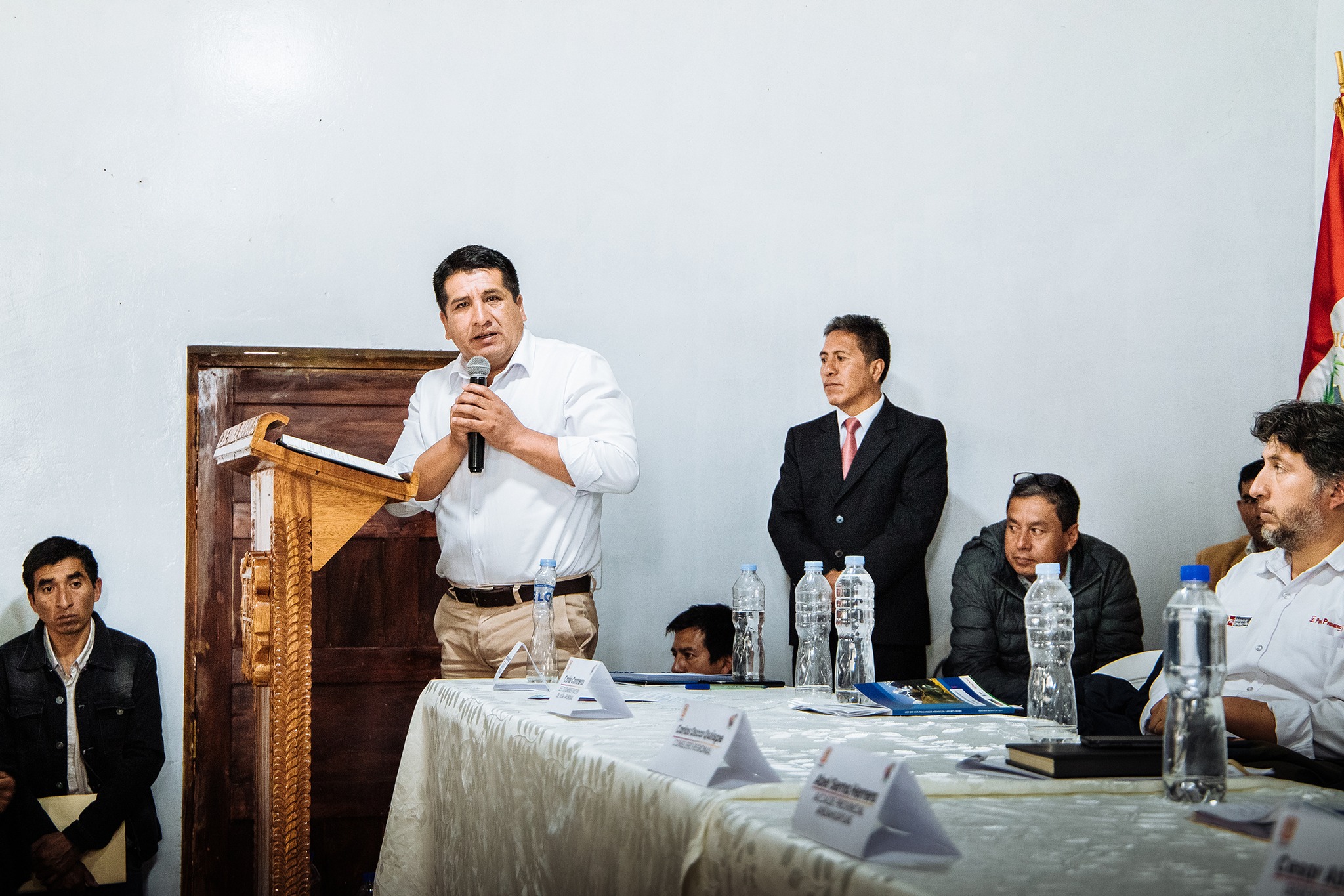 ALCALDE DE SAN JERÓNIMO MANTUVO POSICIÓN FIRME SOBRE LA PROTECCIÓN DE LAS CABECERAS DE CUENCA