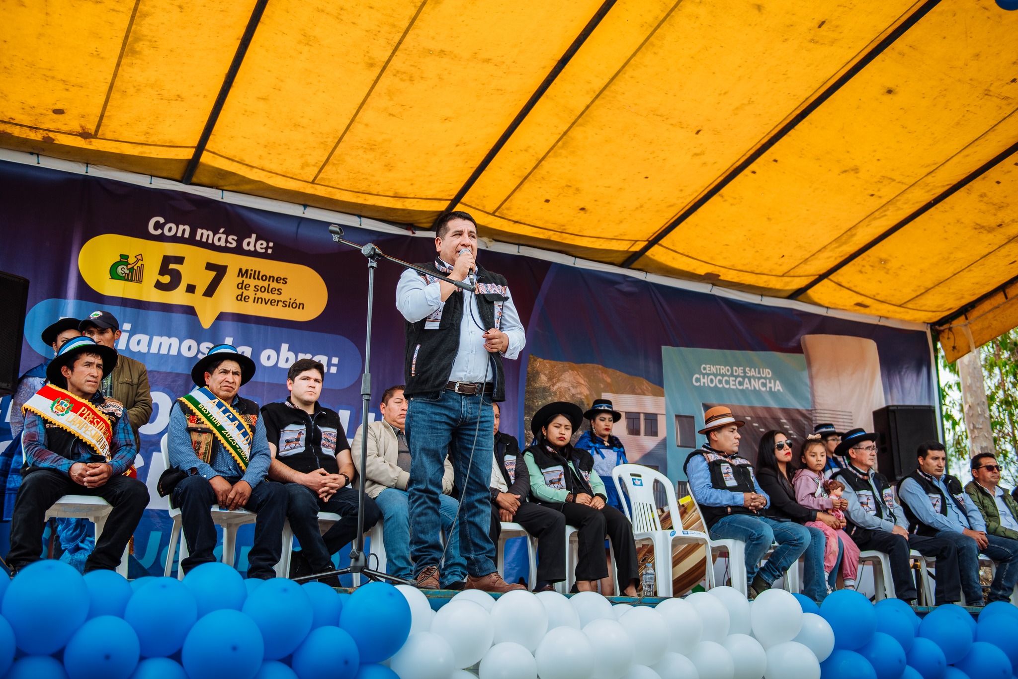 🟥🟧🟨 ALCALDE DE SAN JERÓNIMO PARTICIPA EN EL INICIO DE OBRA DEL PUESTO DE SALUD DE CHOCCECANCHA, QUE EJECUTA EL GOBIERNO REGIONAL DE APURÍMAC.